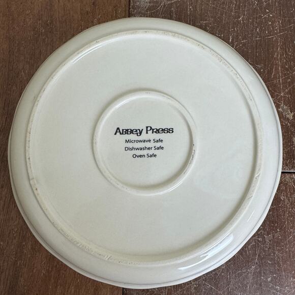 Abbey Press Kitchen Prayer Decorative Oven Safe 10.5 inch‎ Pie Dish - Picture 8 of 8